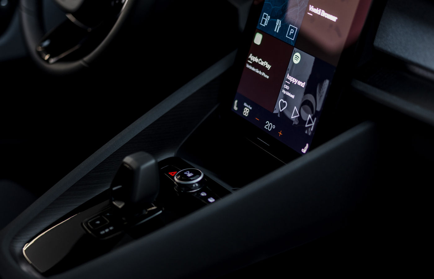 Bildschirm mit Apple CarPlay